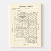 map of Castro County