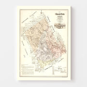 map of Comanche Coun