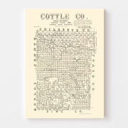 map of Cottle County