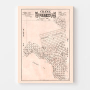 map of Crane County