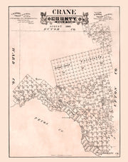 Crane County history