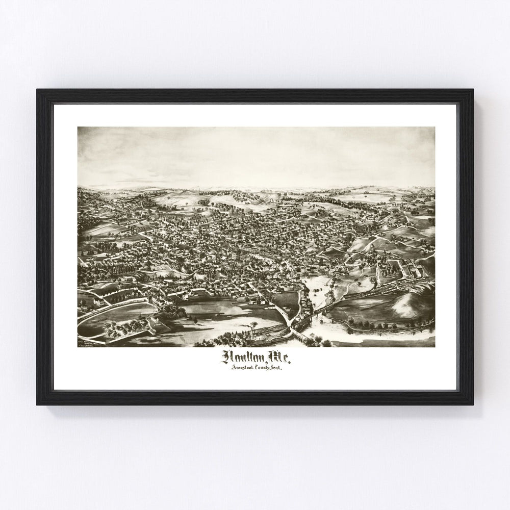 Houlton Vintage Map 1894
