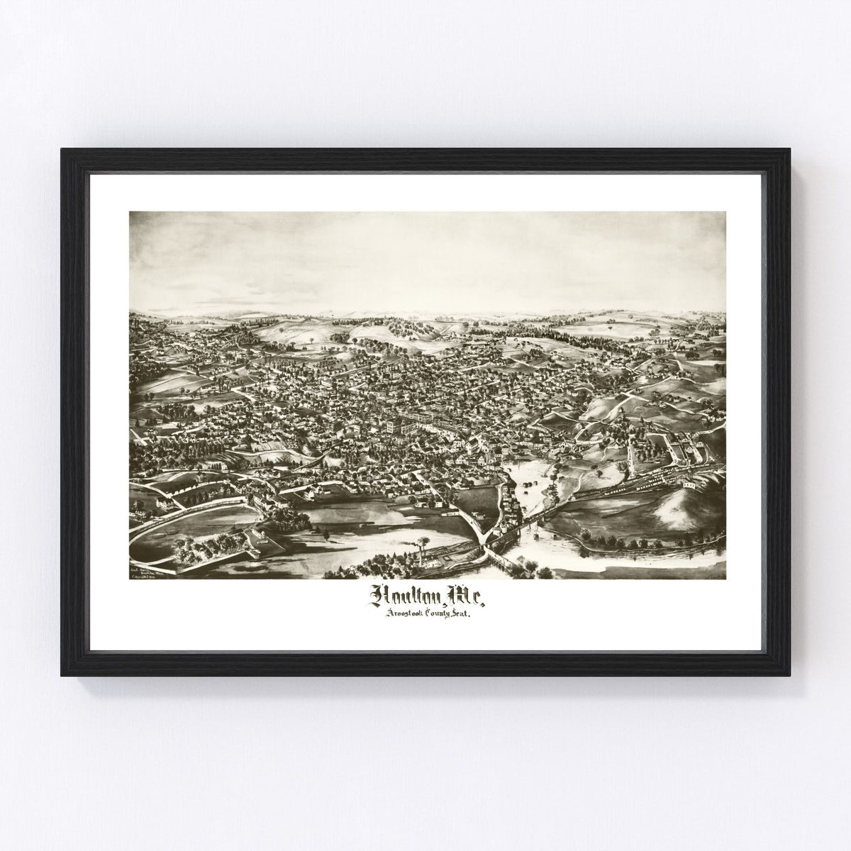 Houlton Vintage Map 1894