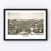 Houlton Vintage Map 1894