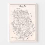 map of Erath County