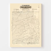 map of Fisher County