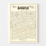 map of Glasscock Co