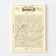 map of Hemphill Coun