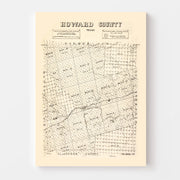 map of Howard County