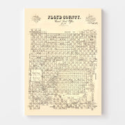 map of Floyd County
