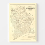 map of Jefferson Co