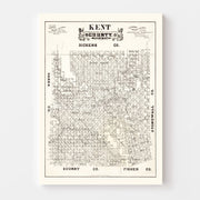 map of Kent County