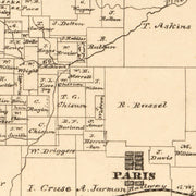 old Lamar County map