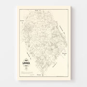 map of Lavaca County