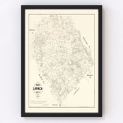 Lavaca County Vintage Map 1879