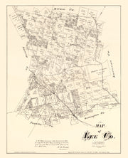 Lee County history