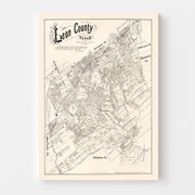 map of Leon County