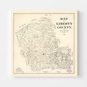 map of Liberty Count