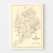 map of Milam County
