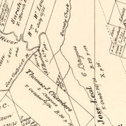 old Milam County map