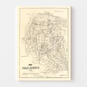 map of Polk County