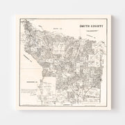 map of Smith County