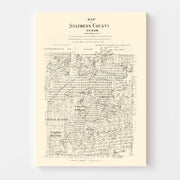 map of Stephens Coun