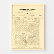 map of Throckmorton 