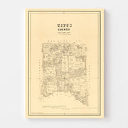 map of Titus County