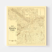 map of Tom Green Cou