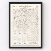 Tom Green County Vintage Map 1894