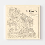 map of Van Zandt Cou