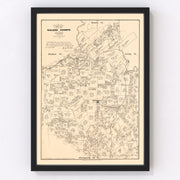 Walker County Vintage Map 1879