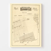 map of Winkler Count