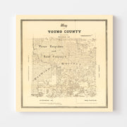 map of Young County