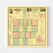 map of Hancock Count