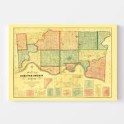 map of Hamilton Coun