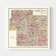 map of Carroll Count
