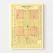 map of Preble County
