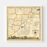 map of Lucas County