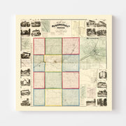 map of Huntington Co