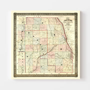 map of Kane County