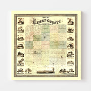 map of Henry County
