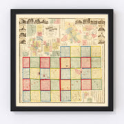 Genessee County Vintage Map 1859