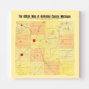 map of Kalkaska Coun