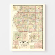 map of Oceana County
