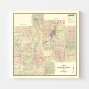 map of Saginaw Count