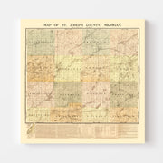 map of St. Joseph Co