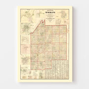 map of Tuscola Count