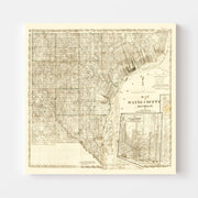 map of Wayne County
